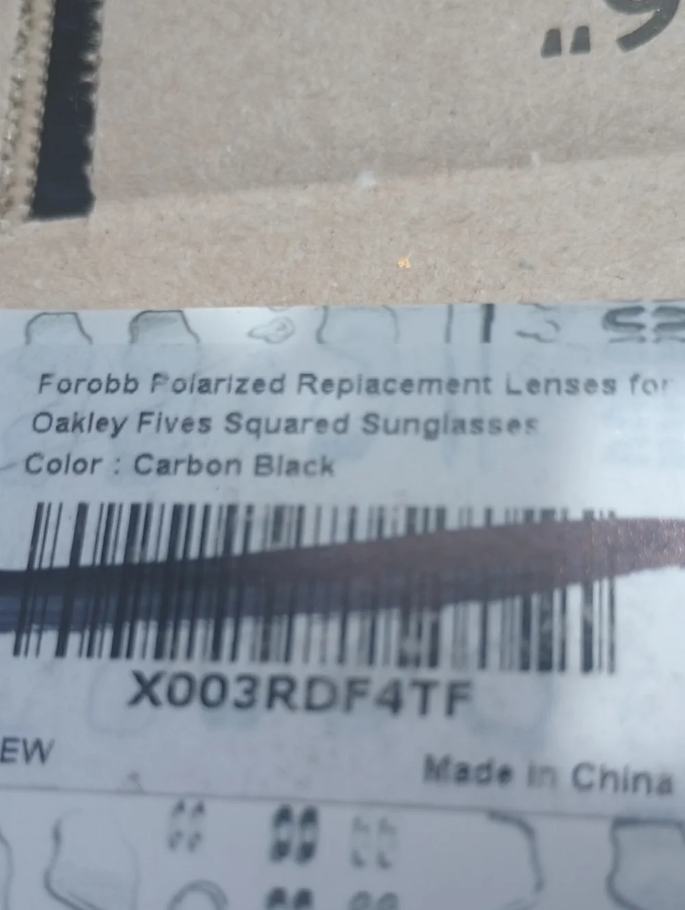 Oakley Carbon Black Replacement Lenses